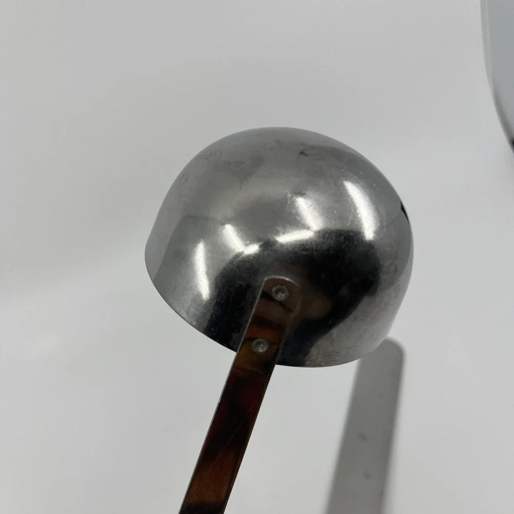 Vintage Stainless Set Of 2 MCM  Spreader Ladle Japan Wood Handle 12